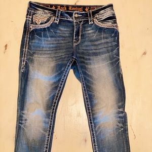 Eilis Rock Revival ankle skinny jeans